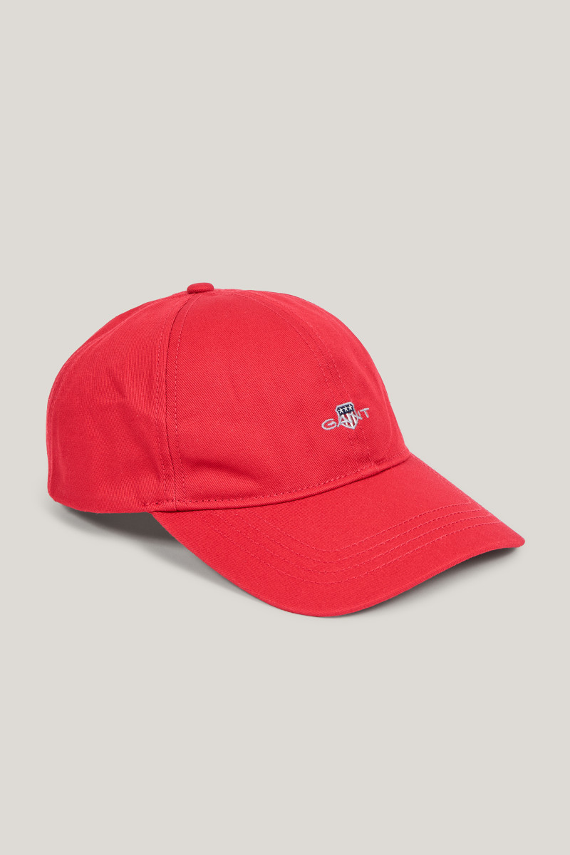 KŠILTOVKA GANT SHIELD COTTON TWILL CAP RUBY RED