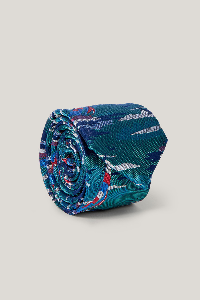 KRAVATA GANT SAILING SILK TIE DEEP GREEN