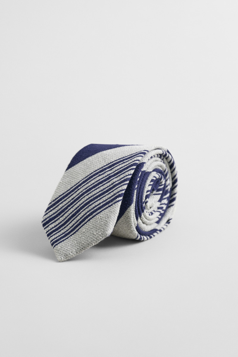 KRAVATA GANT STRIPED SILK TIE CLASSIC BLUE