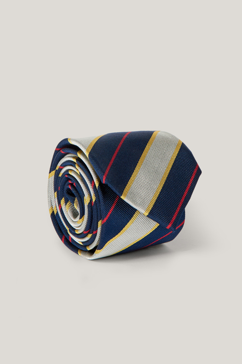 KRAVATA GANT COLLEGIATE STRIPED TIE CLASSIC BLUE