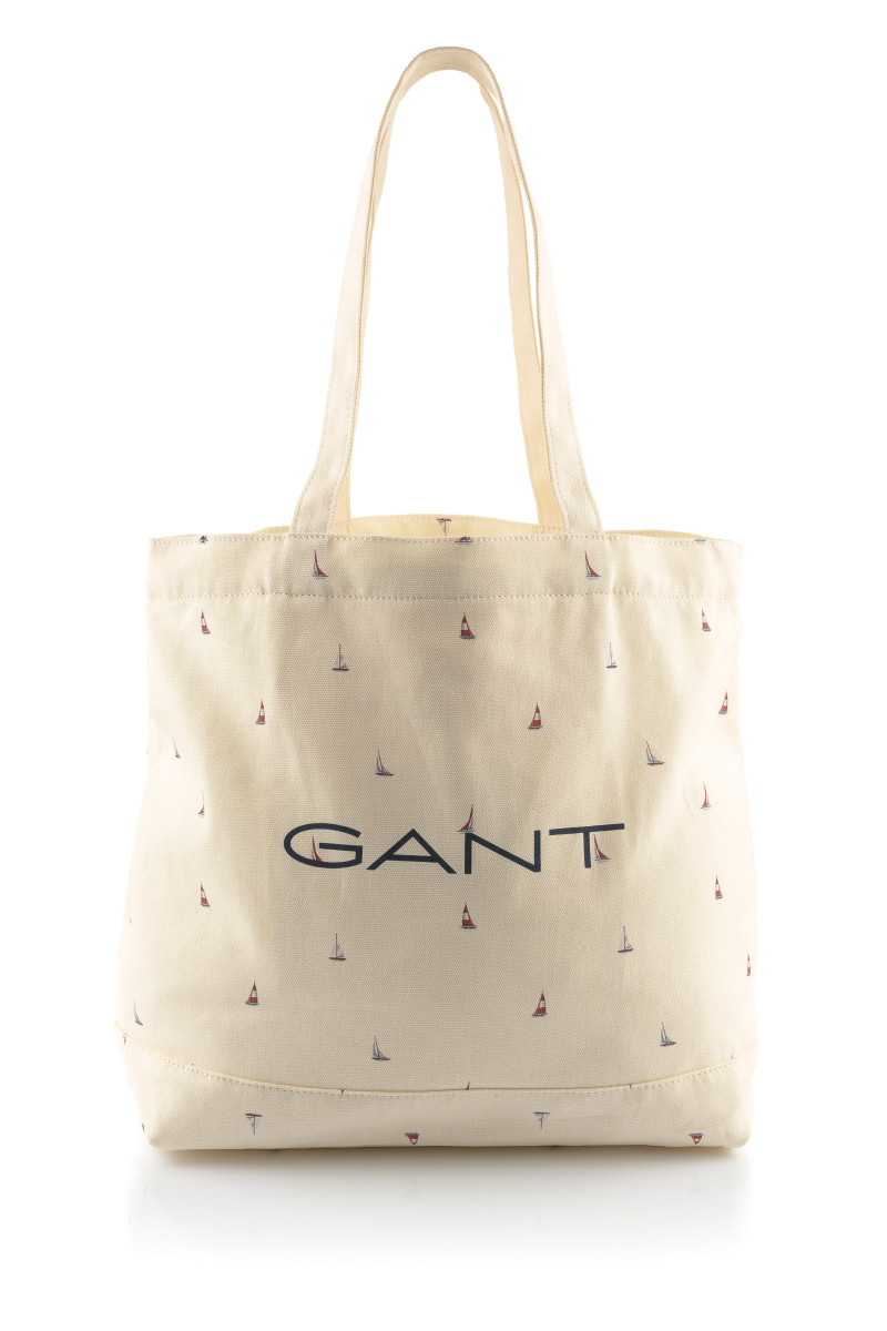 TAŠKA GANT BOAT GRAPHIC SHOPPER CREAM
