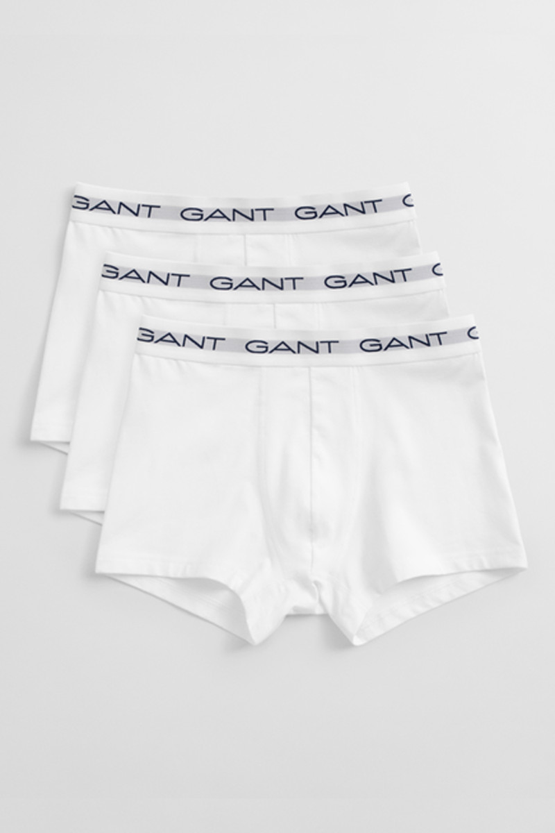 SPODNÁ BIELIZEŇ GANT TRUNK 3-PACK WHITE