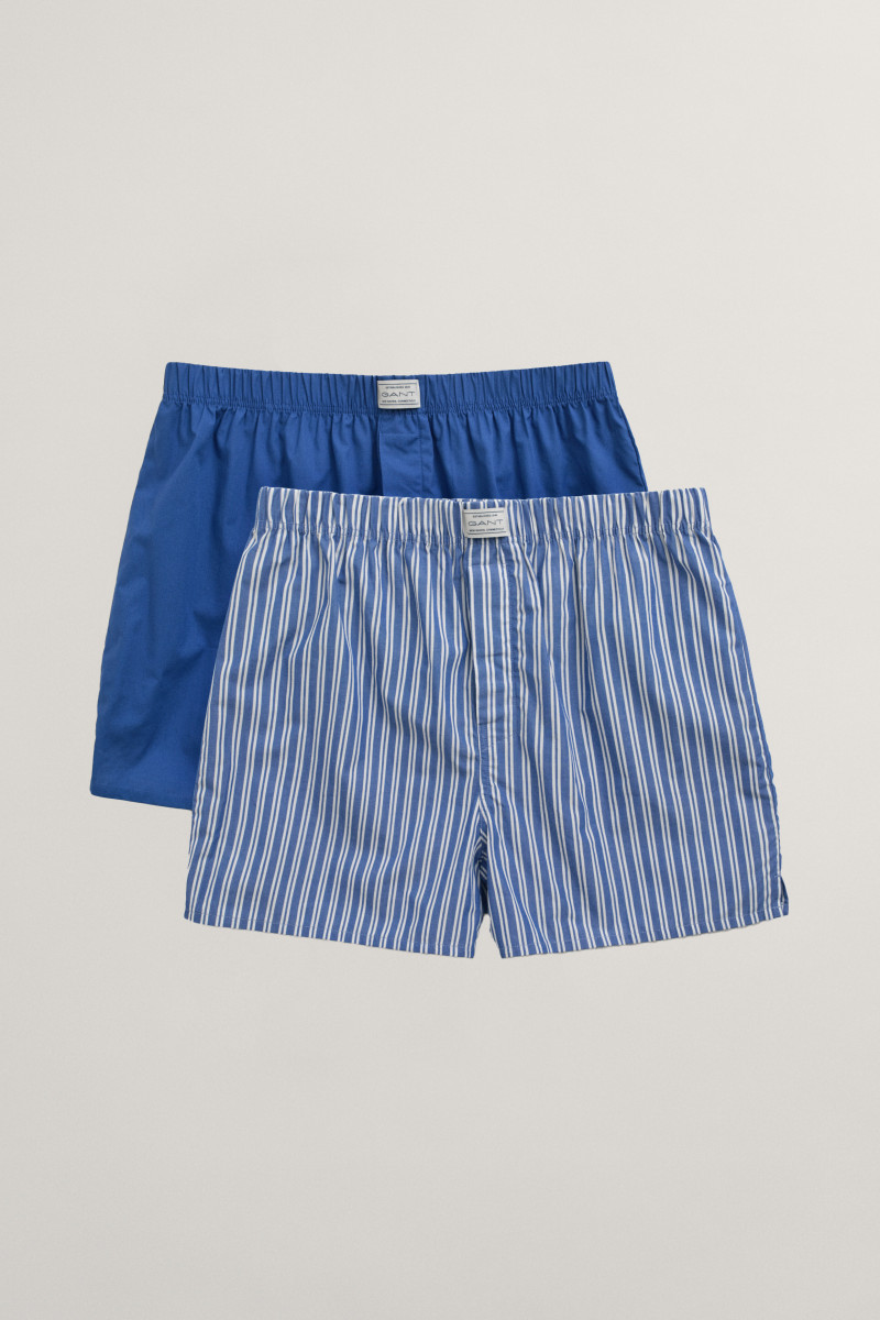 SPODNÁ BIELIZEŇ GANT BOXER SHORTS 2-PACK RICH BLUE