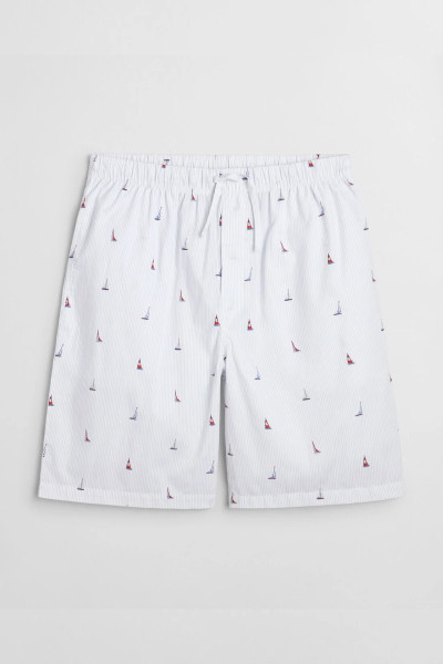 PIZSAMA RÖVIDNADRÁG GANT BOAT PRINT PAJAMA SHORTS - Kép 1