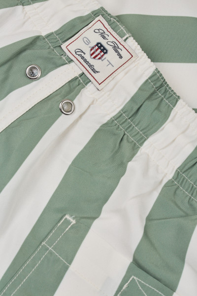 PLAVKY GANT BLOCK STRIPE SWIM SHORTS - Fotografie č. 7