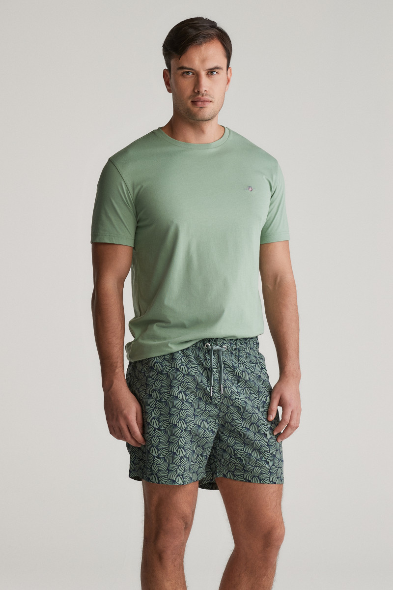 PLAVKY GANT ROPE PRINT SWIM SHORTS EVENING BLUE