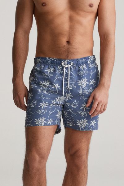 PLAVKY GANT ISLAND PRINT SWIM SHORTS - Fotografie č. 2