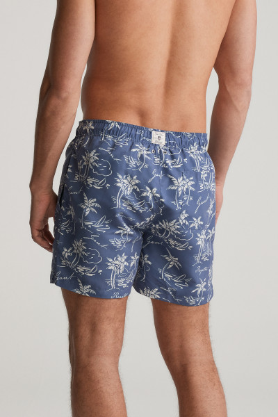 PLAVKY GANT ISLAND PRINT SWIM SHORTS - Fotografie č. 3