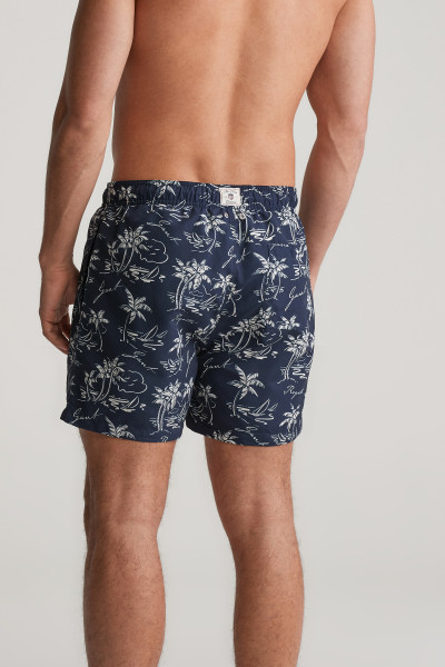 PLAVKY GANT ISLAND PRINT SWIM SHORTS - Fotografie č. 3
