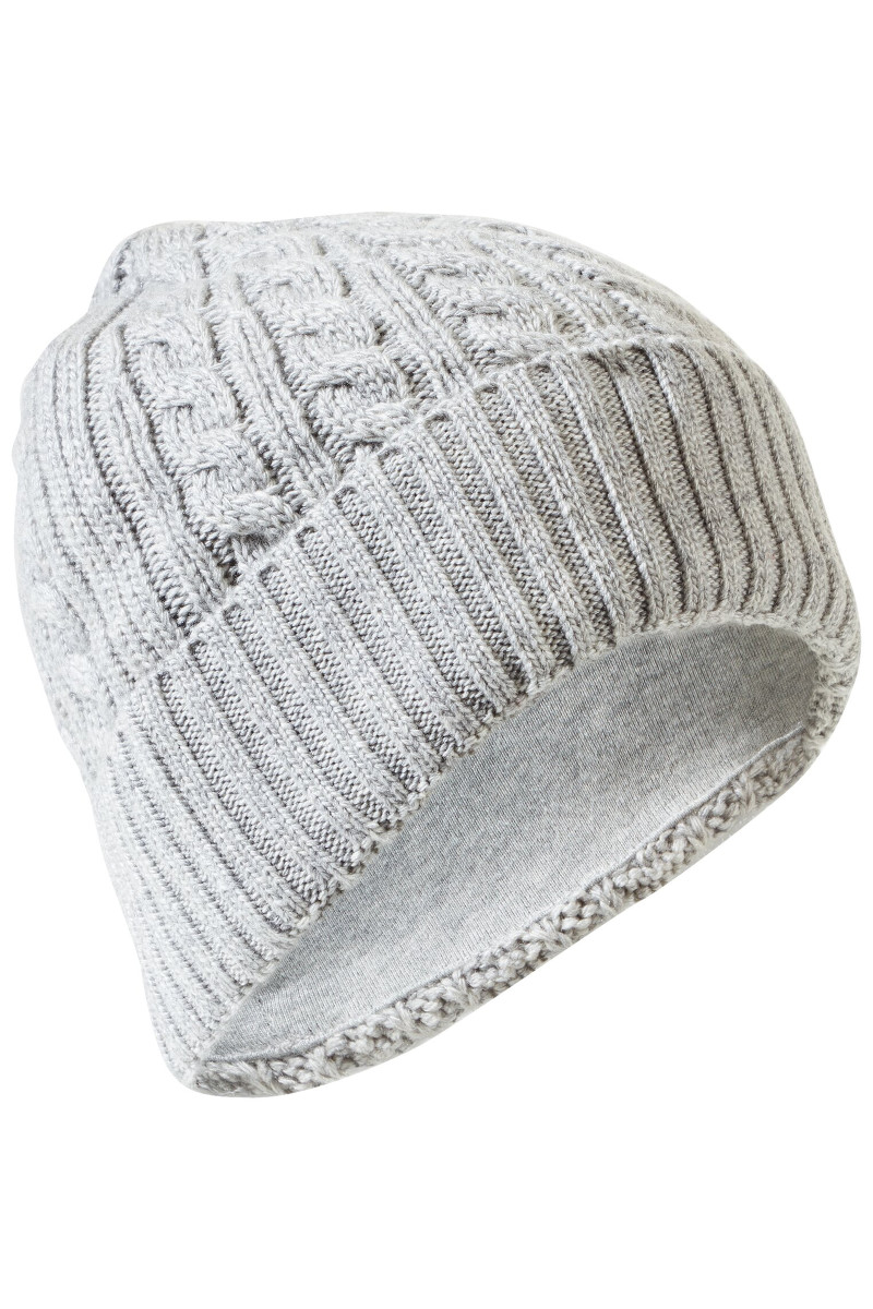 Sapka Camel Active Beanie Grey Melange Check