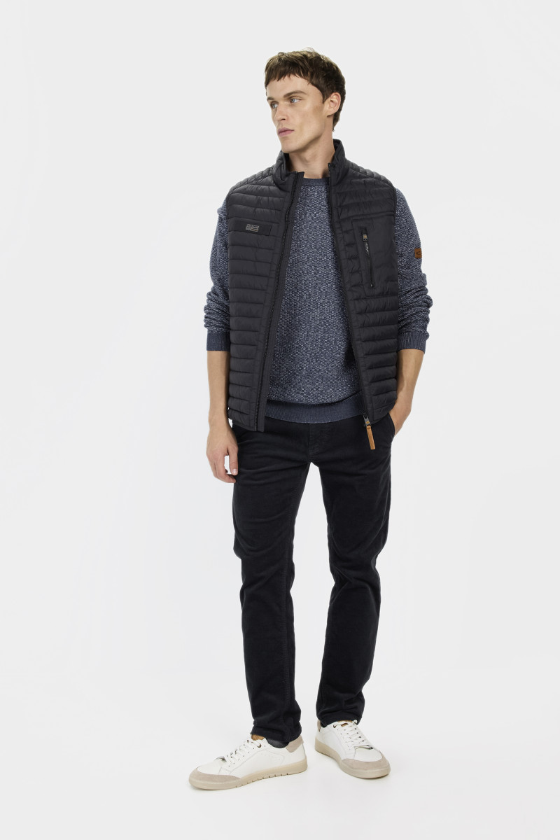 Nadrág Camel Active Chino Pants-Slim Fit Tinted Blue