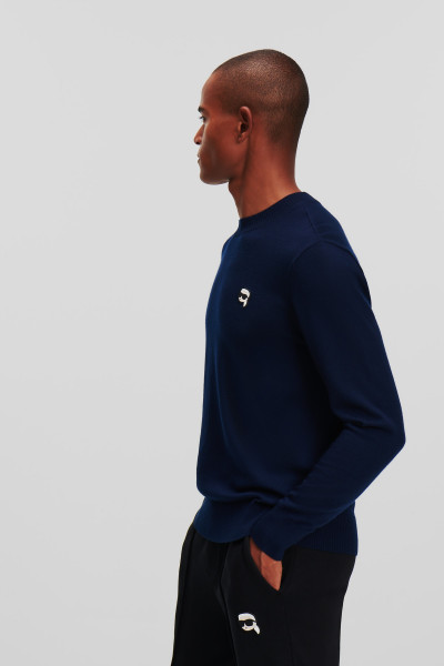 SVETR KARL LAGERFELD IKONIK 2.0 MERINO SWEATER - Fotografie č. 4