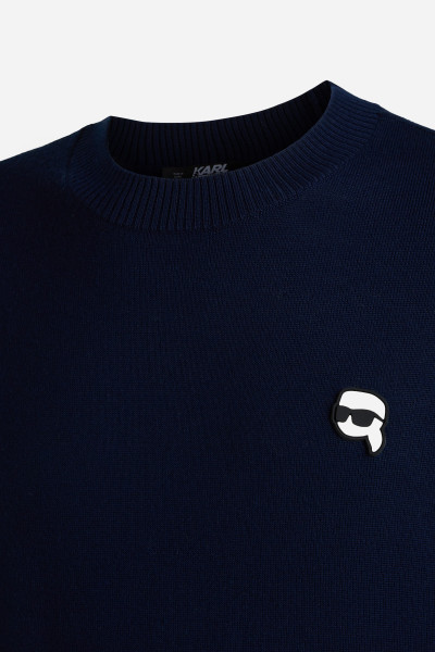 SVETR KARL LAGERFELD IKONIK 2.0 MERINO SWEATER - Fotografie č. 7