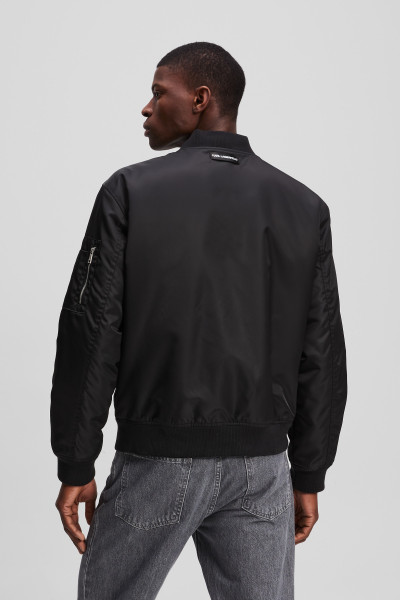 DZSEKI KARL LAGERFELD ESSENTIAL BOMBER JACKET - Kép 3