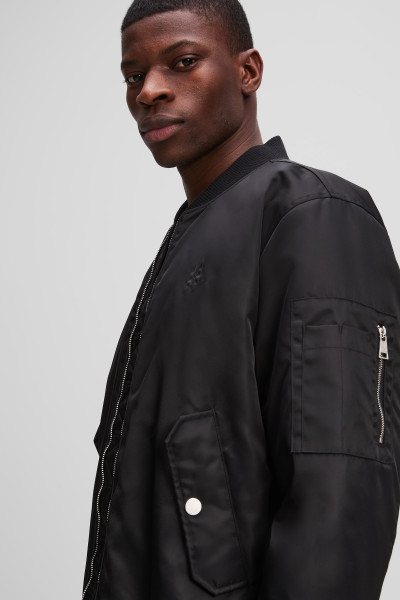 DZSEKI KARL LAGERFELD ESSENTIAL BOMBER JACKET - Kép 4