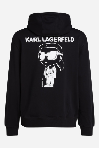 MIKINA KARL LAGERFELD BIG IKON HOODIE - Fotografia č. 6