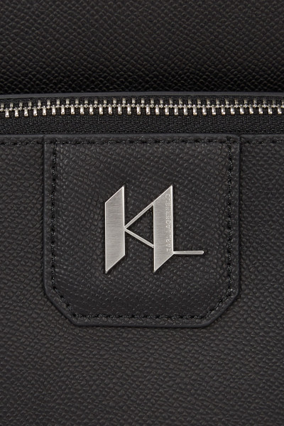 BATOH KARL LAGERFELD K/MONOGRAM LEATHER BACKPACK - Fotografie č. 4
