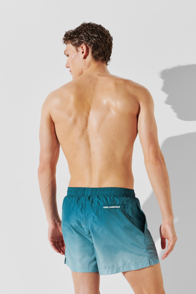FÜRDŐRUHA KARL LAGERFELD IKON OMBRE SHORT BOARDSHORTS - Kép 3