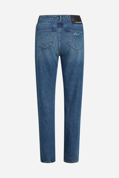 DŽÍNY KARL LAGERFELD STRAIGHT LEG DENIM PANTS - Fotografie č. 6