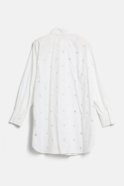 KOŠILE KARL LAGERFELD RHINESTONE KARL POPLIN SHIRT - Fotografie č. 2