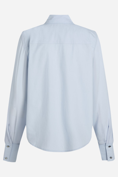 KOŠEĽA KARL LAGERFELD KARL SNAP POPLIN SHIRT - Fotografia č. 6