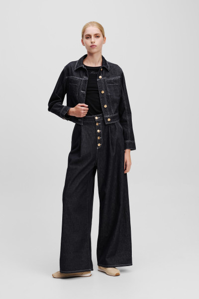 BUNDA KARL LAGERFELD BUTTON DENIM JACKET - Fotografia č. 2