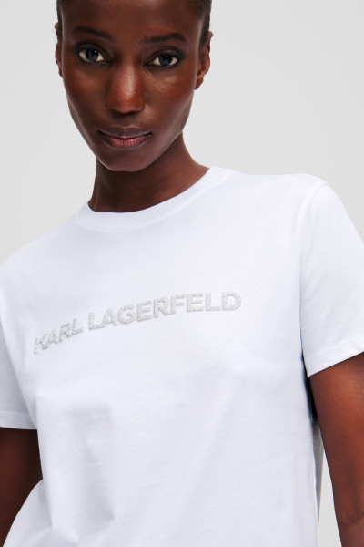 TRIČKO KARL LAGERFELD COMMERCIAL LOGO T-SHIRT - Fotografia č. 4