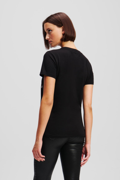 TRIČKO KARL LAGERFELD RHINESTONE KARL T-SHIRT - Fotografia č. 3