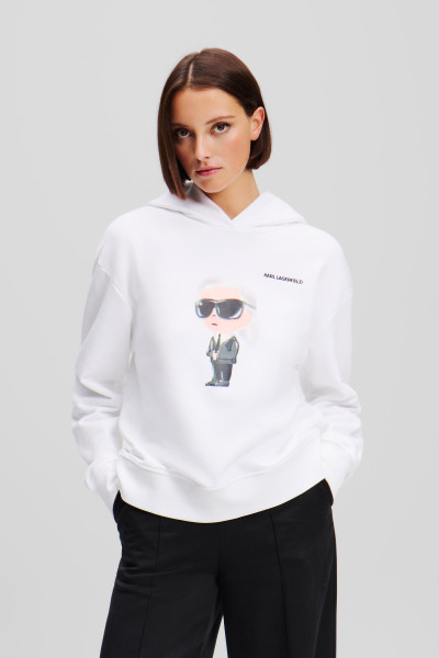 MIKINA KARL LAGERFELD IKON AQUARELLE K HOODIE - Fotografia č. 1