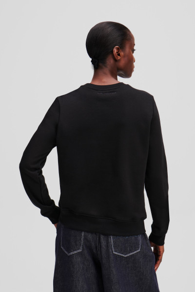 MIKINA KARL LAGERFELD BOUCLE KARL SIGNATURE SWEAT - Fotografie č. 3