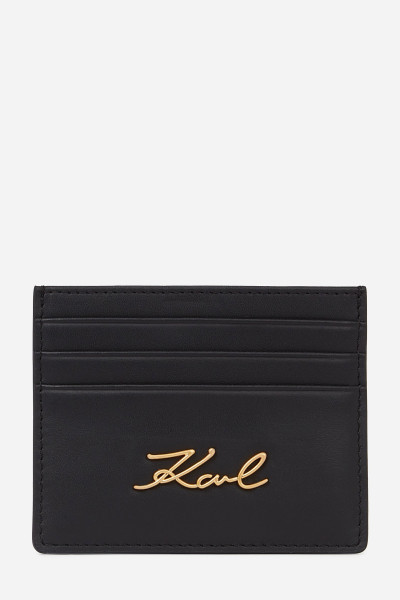 POUZDRO NA PLATEBNÍ KARTY KARL LAGERFELD K/SIGNATURE CARDHOLDER - Fotografie č. 1