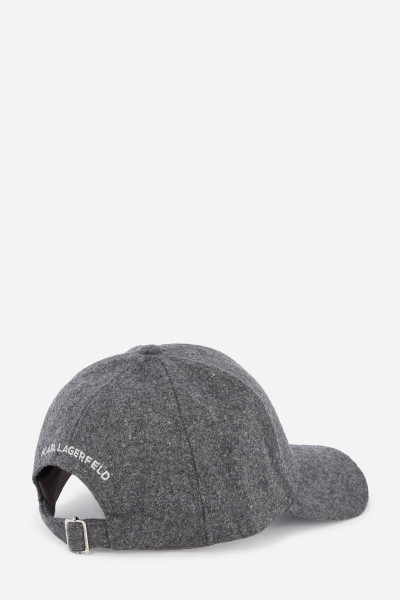 KŠILTOVKA KARL LAGERFELD K/AUTOGRAPH PIN WOOL CAP - Fotografie č. 2