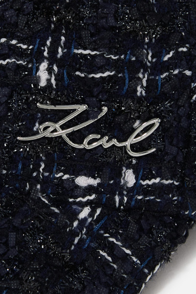 SAPKA KARL LAGERFELD K/SIGNATURE BOUCLE CAP - Kép 5