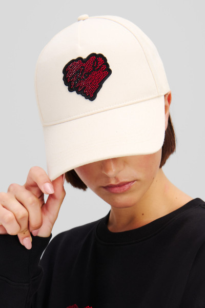 KŠILTOVKA KARL LAGERFELD K/HEARTS CAP - Fotografie č. 4