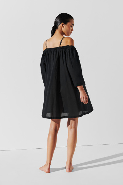 PLÁŽOVÉ OBLEČENÍ KARL LAGERFELD KARL DNA OFF SHOULDER DRESS - Fotografie č. 3