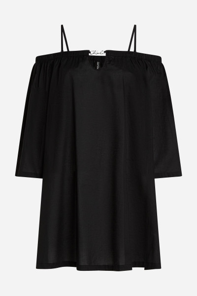 PLÁŽOVÉ OBLEČENÍ KARL LAGERFELD KARL DNA OFF SHOULDER DRESS - Fotografie č. 5