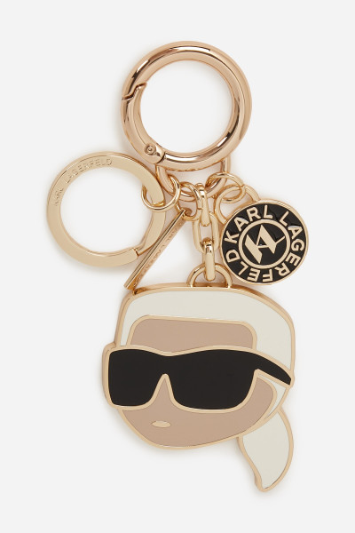 KULCSTARTÓ KARL LAGERFELD IKON CHARM KEYCHAIN - Kép 1