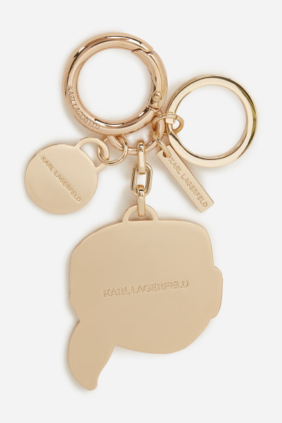 KULCSTARTÓ KARL LAGERFELD IKON CHARM KEYCHAIN - Kép 2