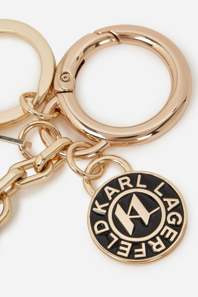 KULCSTARTÓ KARL LAGERFELD IKON CHARM KEYCHAIN - Kép 4