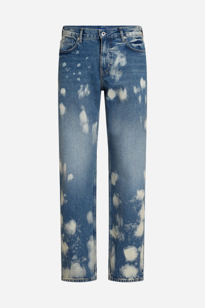 DŽÍNSY KARL LAGERFELD JEANS KLJ STRAIGHT BLEACH DENIM - Fotografia č. 5