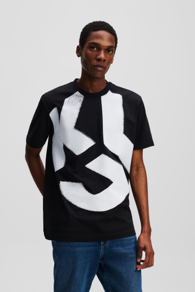 TRIČKO KARL LAGERFELD JEANS KLJ REG SS BLEACH LOGO TEE - Fotografie č. 1