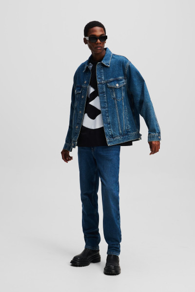 TRIČKO KARL LAGERFELD JEANS KLJ REG SS BLEACH LOGO TEE - Fotografie č. 2