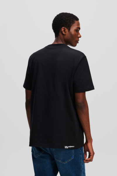TRIČKO KARL LAGERFELD JEANS KLJ REG SS BLEACH LOGO TEE - Fotografie č. 3