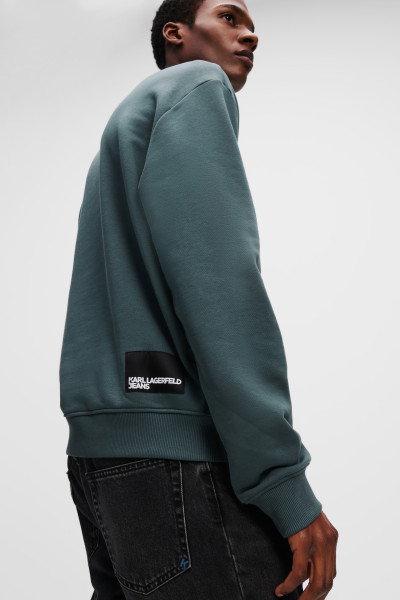 MIKINA KARL LAGERFELD JEANS KLJ REG ESSENTIAL LOGO SWEAT - Fotografia č. 3