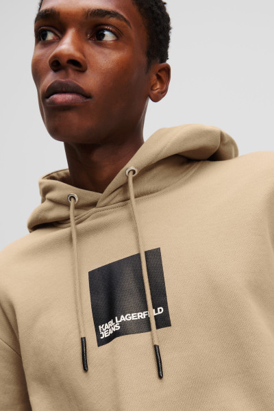MIKINA KARL LAGERFELD JEANS KLJ REG BOX LOGO HOODIE - Fotografia č. 4
