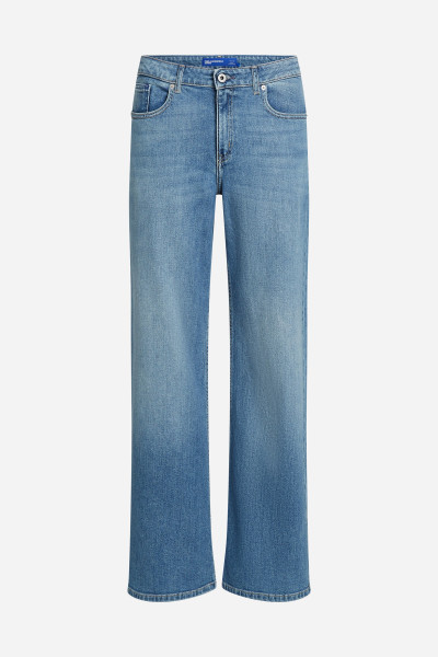 DŽÍNY KARL LAGERFELD JEANS KLJ MR RELAXED DENIM W/ SLIT - Fotografie č. 5