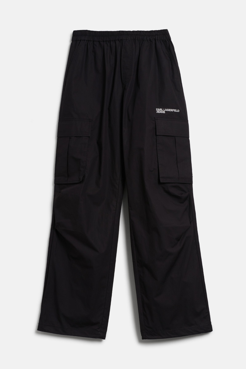 Nohavice Karl Lagerfeld Jeans Klj Baggy Cargo Pant Black
