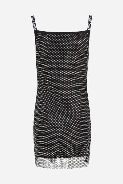 ŠATY KARL LAGERFELD JEANS KLJ CHAINMAIL DRESS - Fotografie č. 6