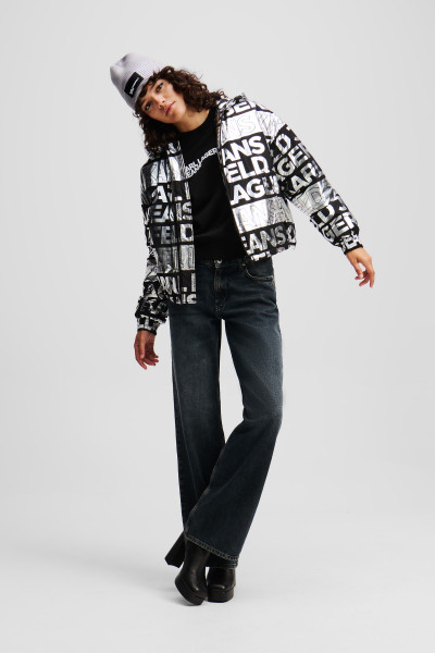 BUNDA KARL LAGERFELD JEANS KLJ NYLON AOP JACKET - Fotografia č. 2