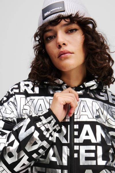 BUNDA KARL LAGERFELD JEANS KLJ NYLON AOP JACKET - Fotografia č. 4